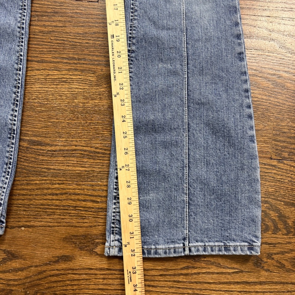 Silver Jeans Co Womens 26 Flare Leg Patch Pocket Medium Wash Denim Blue Jeans - Picture 9 of 11